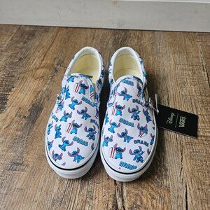 Vans Disney's 100 Stitch Slip-on Sneakers Size 2.5 (kids)